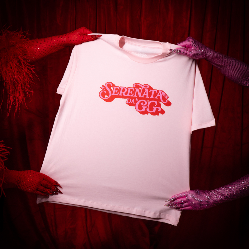 CAMISETA SERENATA DA GG ROSA