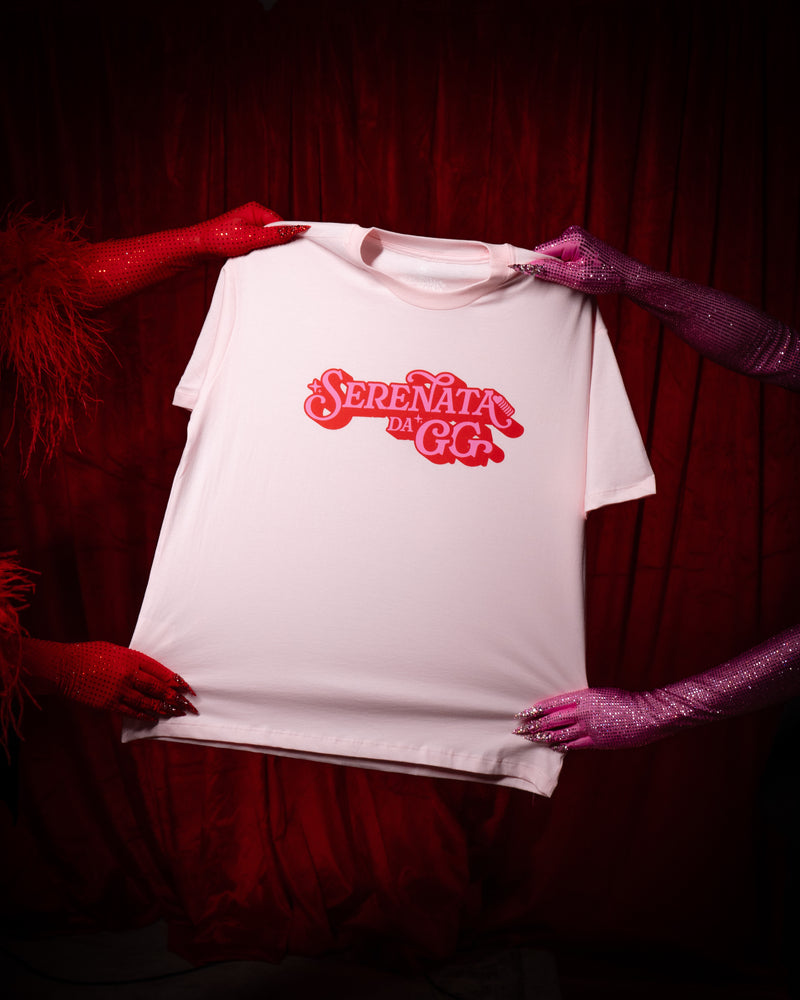 CAMISETA ROSA SERENATA DA GG