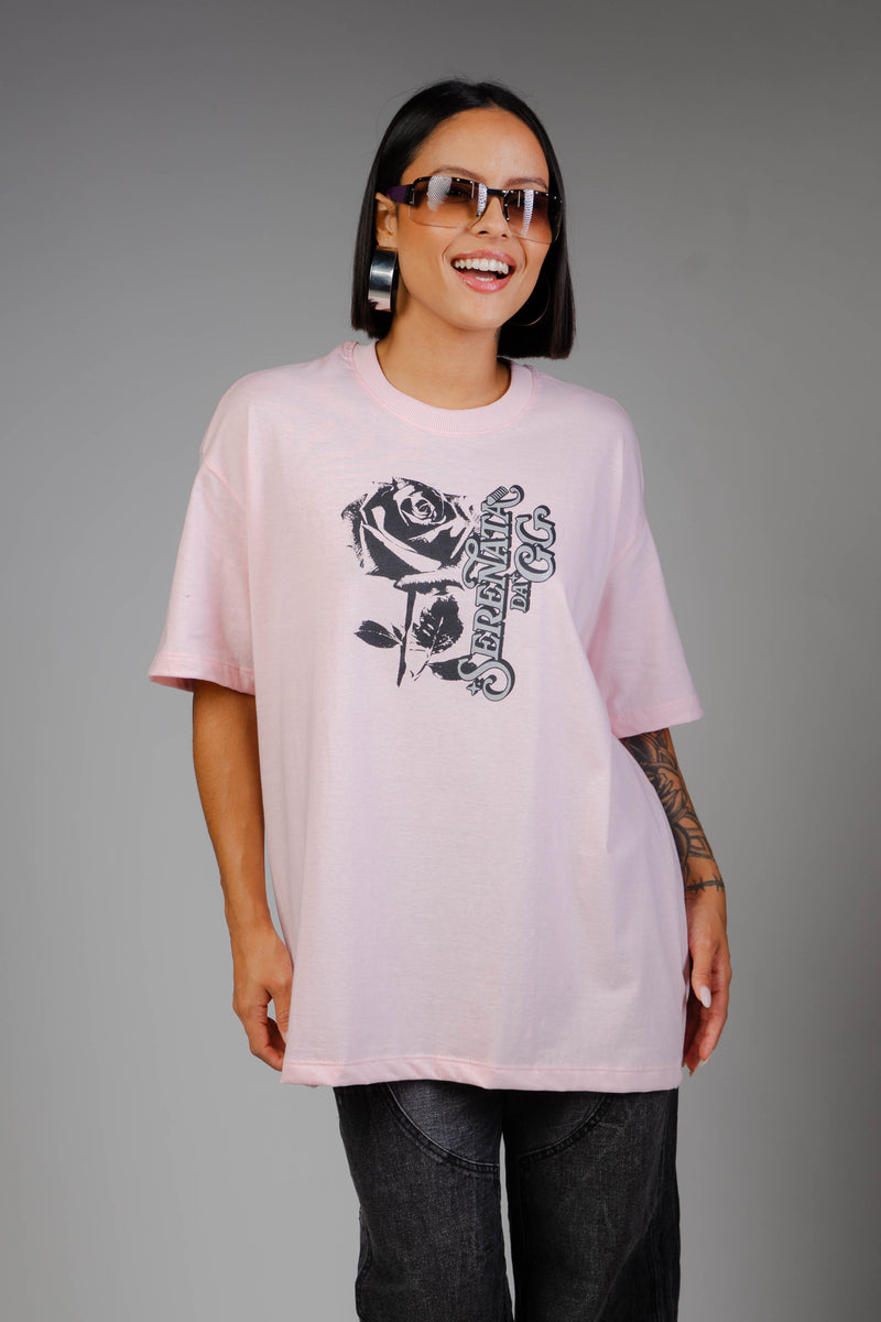 CAMISETA ROSA SERENATA DA GG
