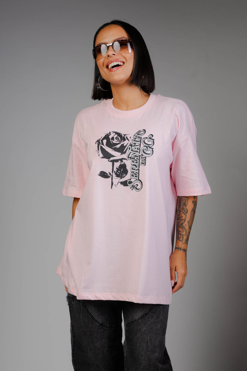CAMISETA ROSA SERENATA DA GG
